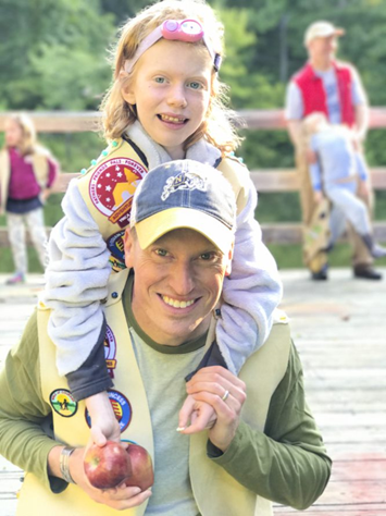 Father and daughter